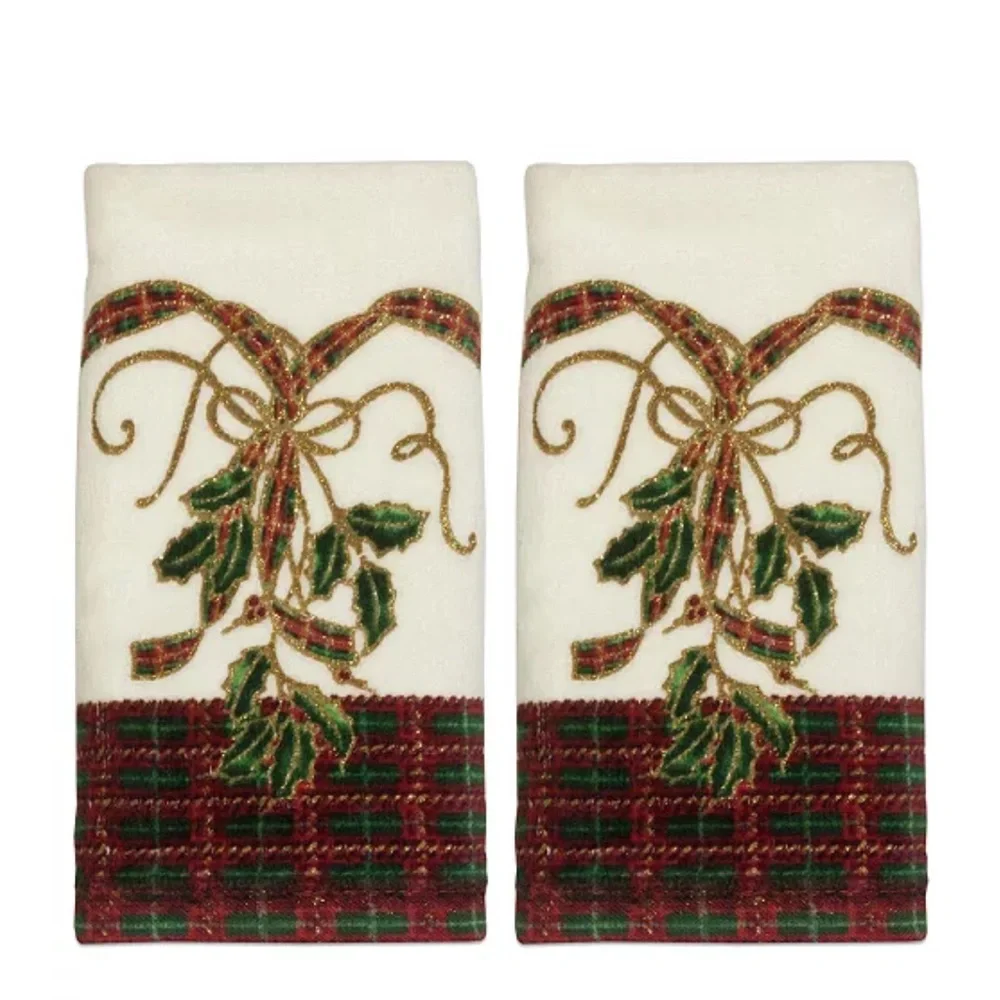 Lenox Holiday Bath & Fingertip Towel Set